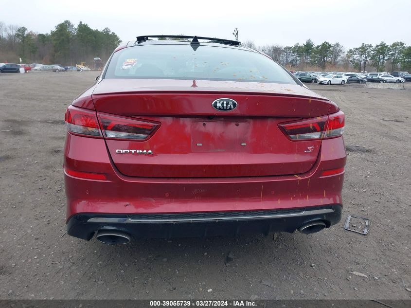 2019 Kia Optima Lx/S VIN: 5XXGT4L38KG362081 Lot: 39055739