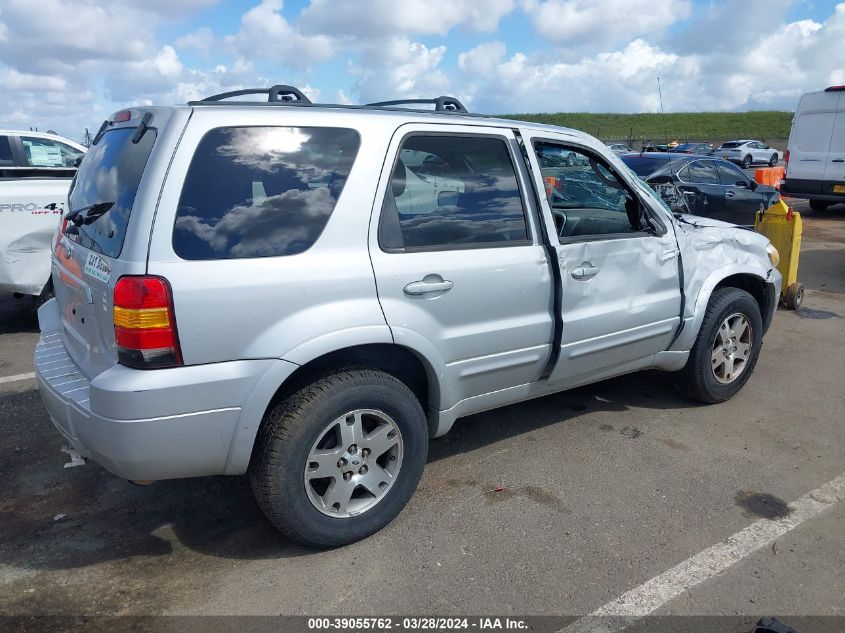 2005 Ford Escape Limited VIN: 1FMYU04165KB19009 Lot: 39055762