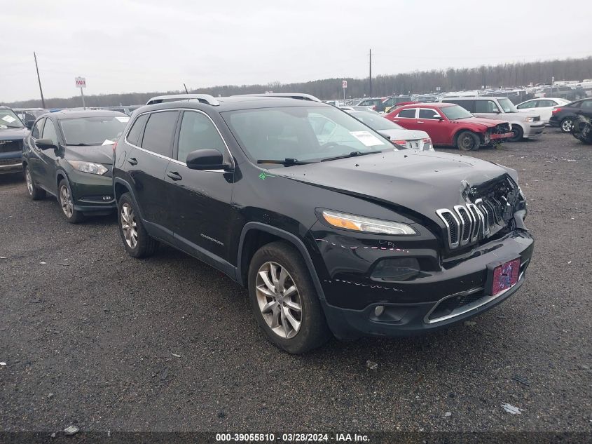 2014 Jeep Cherokee Limited VIN: 1C4PJMDS4EW145965 Lot: 39055810