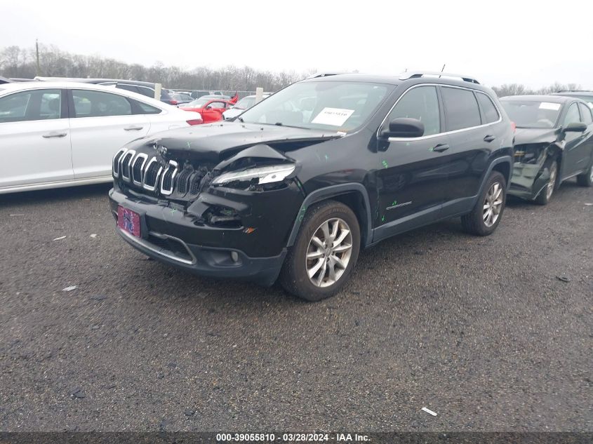 2014 Jeep Cherokee Limited VIN: 1C4PJMDS4EW145965 Lot: 39055810