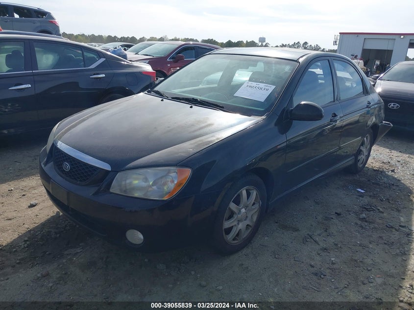 2006 Kia Spectra Lx/Ex VIN: KNAFE121265240893 Lot: 39055839