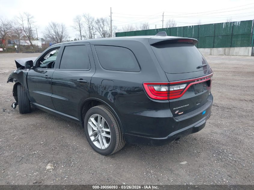 2022 Dodge Durango Gt Awd VIN: 1C4RDJDG6NC105334 Lot: 39056093