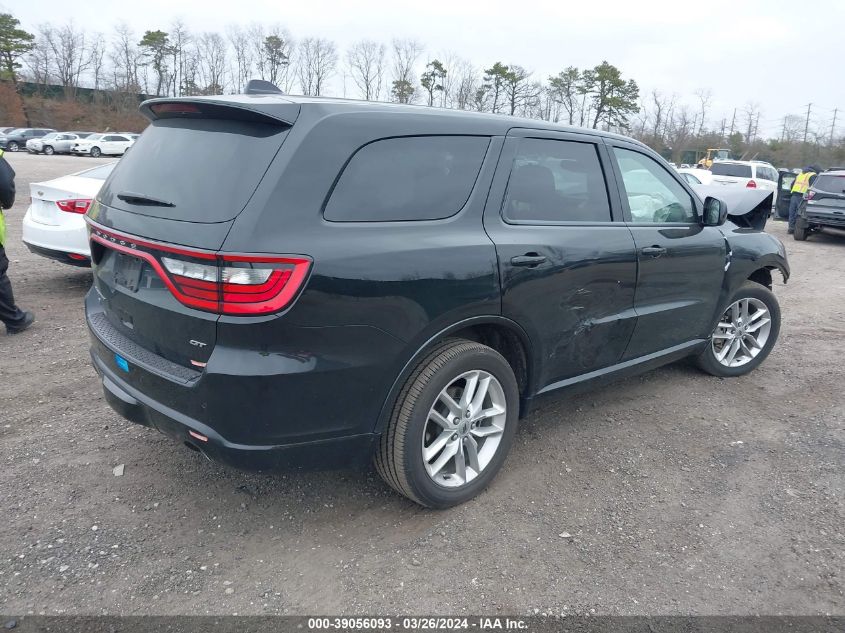 2022 Dodge Durango Gt Awd VIN: 1C4RDJDG6NC105334 Lot: 39056093