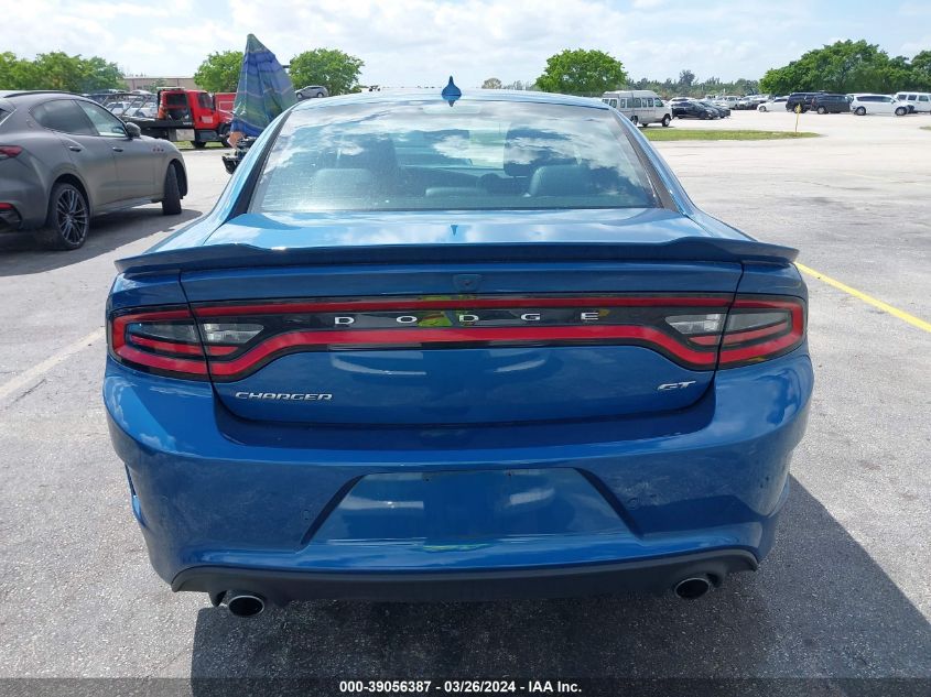 VIN 2C3CDXHGXNH244581 2022 DODGE CHARGER GT