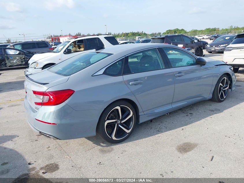 VIN 1HGCV1F44NA011035 2022 HONDA ACCORD SPORT SE