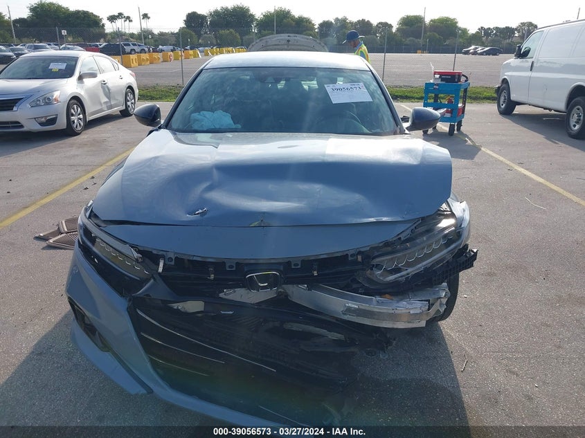 VIN 1HGCV1F44NA011035 2022 HONDA ACCORD SPORT SE