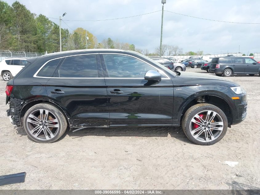 2018 Audi Sq5 3.0T Premium Plus VIN: WA1C4AFY1J2241733 Lot: 39056595