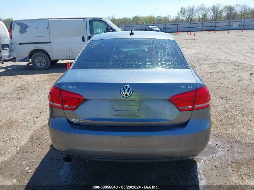 1VWBV7A39FC094122 2015 Volkswagen Passat 2.0L Tdi Se