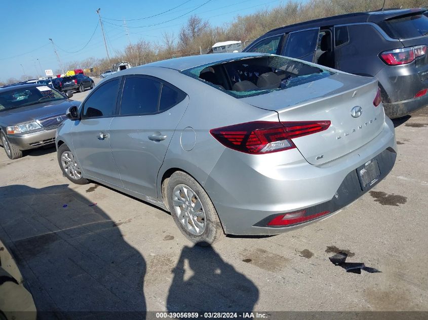 2019 Hyundai Elantra Se VIN: 5NPD74LF1KH459418 Lot: 39056959