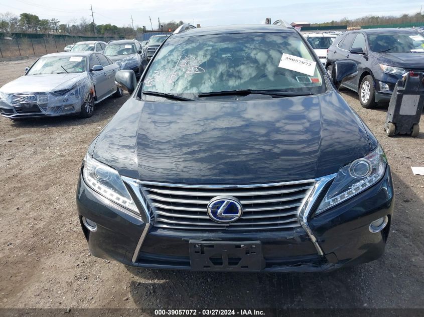 2013 Lexus Rx 450H VIN: JTJBC1BA9D2446361 Lot: 40786969