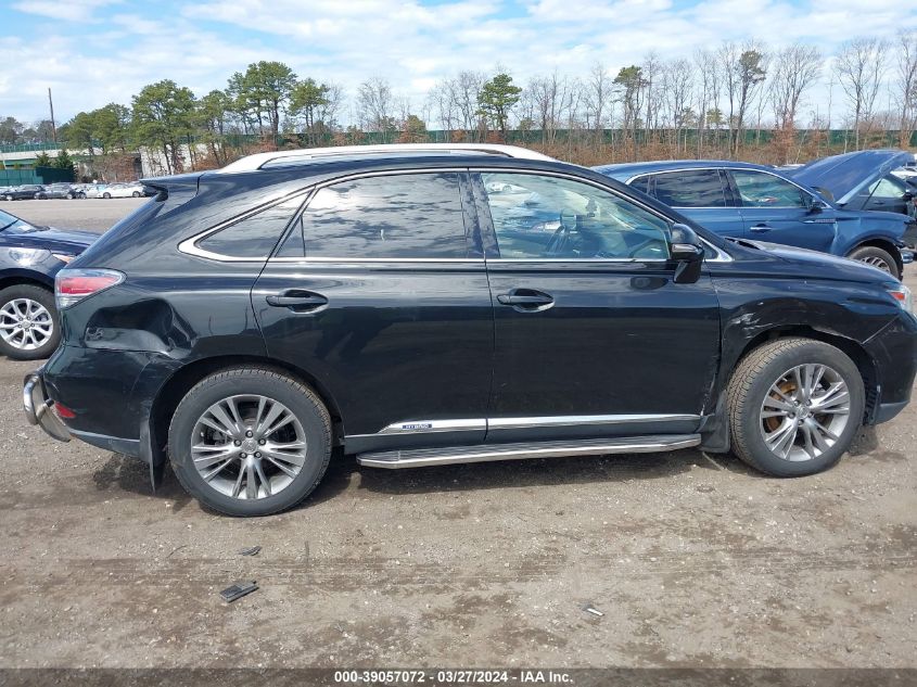 2013 Lexus Rx 450H VIN: JTJBC1BA9D2446361 Lot: 40786969