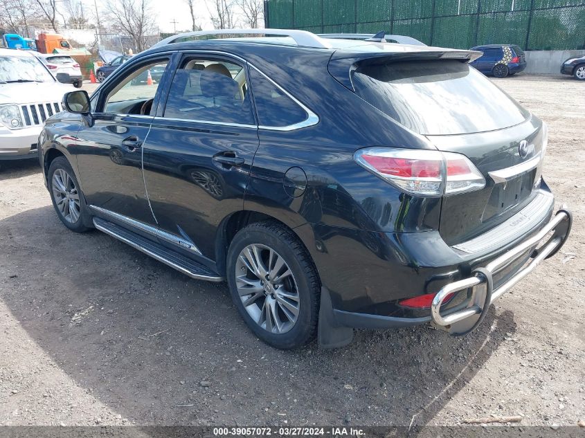 2013 Lexus Rx 450H VIN: JTJBC1BA9D2446361 Lot: 40786969