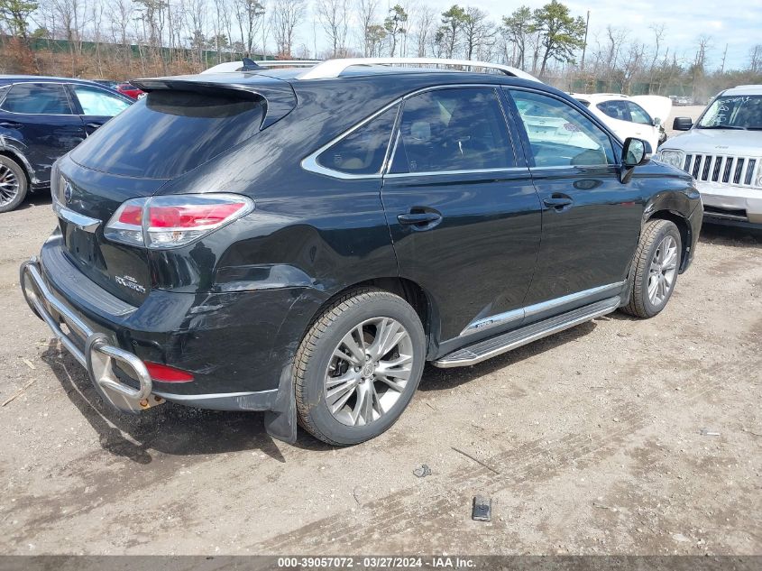 2013 Lexus Rx 450H VIN: JTJBC1BA9D2446361 Lot: 40786969