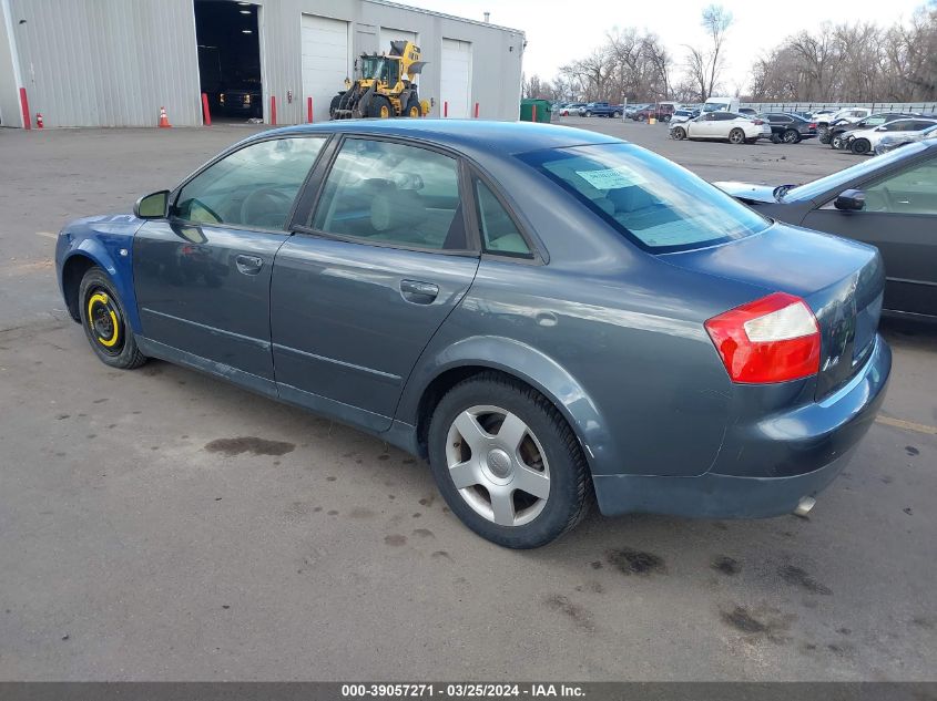 WAUJC68E12A173390 2002 Audi A4 1.8T