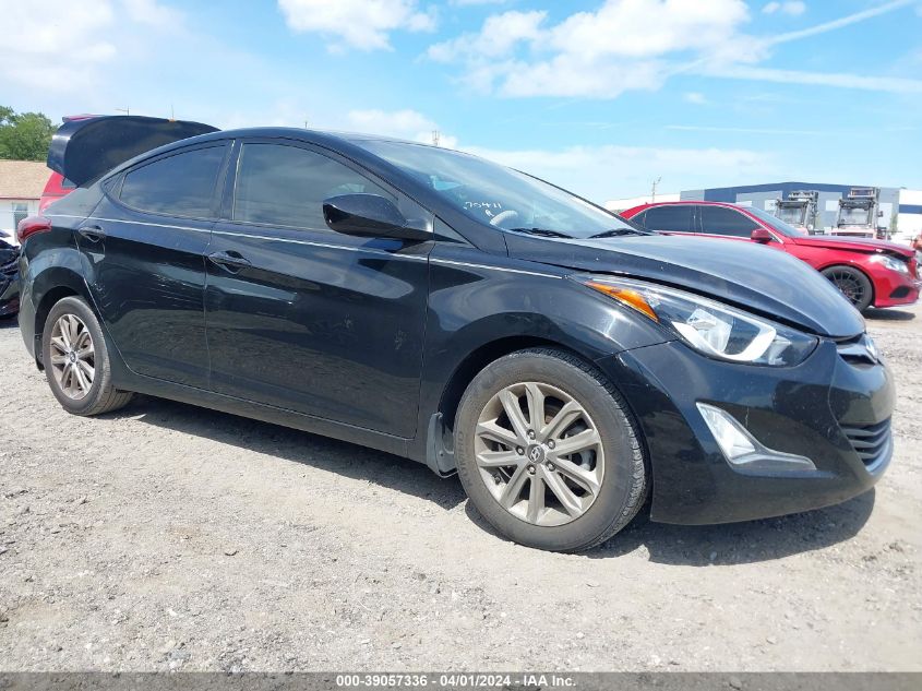 2016 Hyundai Elantra Se VIN: KMHDH4AE9GU530154 Lot: 39057336