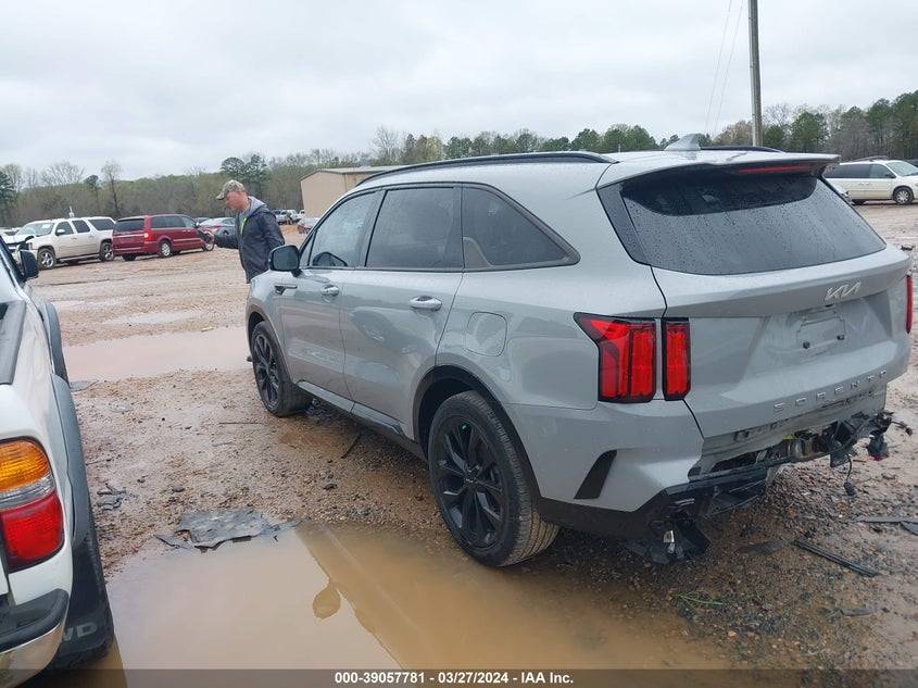 VIN 5XYRK4LFXNG119412 2022 KIA SORENTO SX