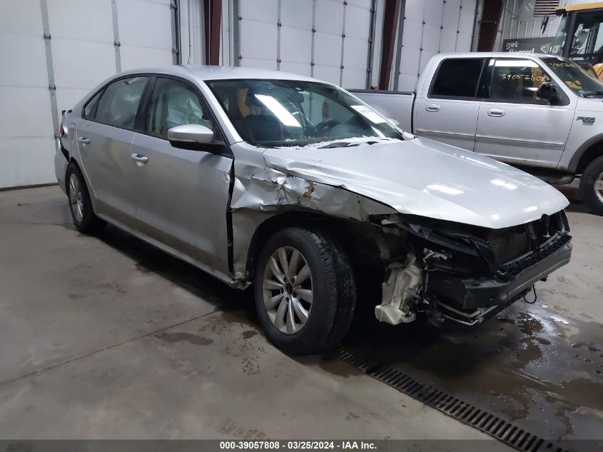 1VWAP7A39DC006432 2013 Volkswagen Passat 2.5L S