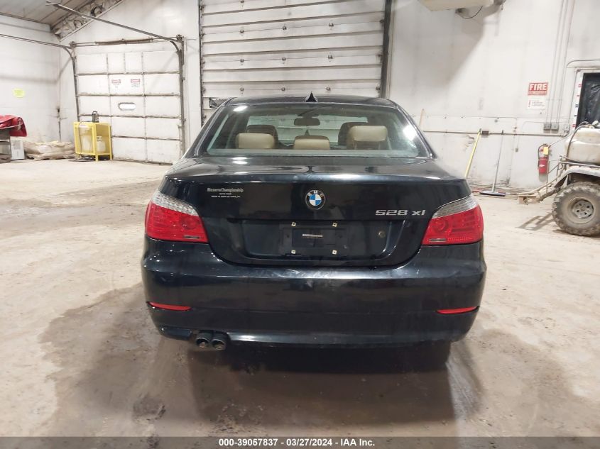 2008 BMW 528Xi VIN: WBANV13578C150389 Lot: 39057837