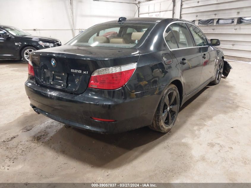 2008 BMW 528Xi VIN: WBANV13578C150389 Lot: 39057837