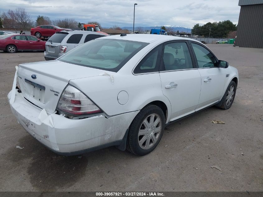 2008 Ford Taurus Limited VIN: 1FAHP28W78G163725 Lot: 39057921