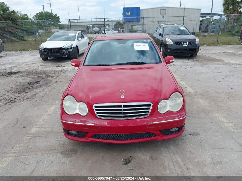 WDBRF40J45F654783 | 2005 MERCEDES-BENZ C 230