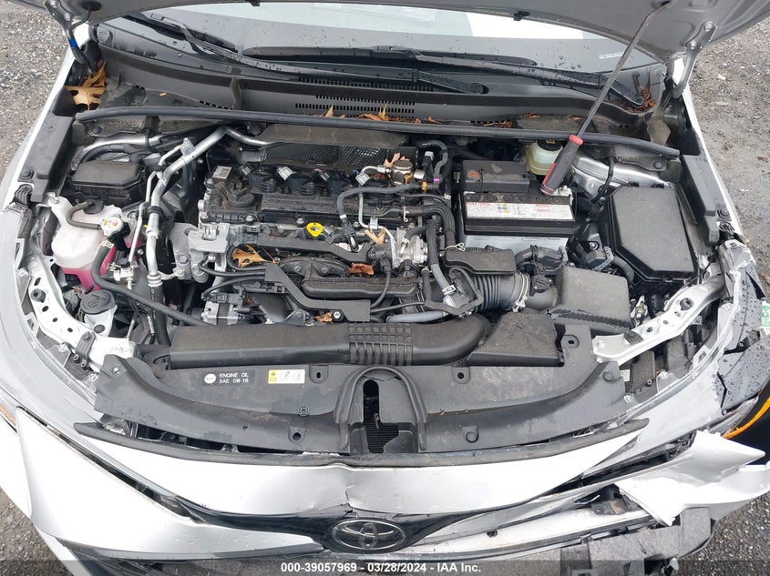 VIN JTND4MBE5M3138803 2021 TOYOTA COROLLA SE