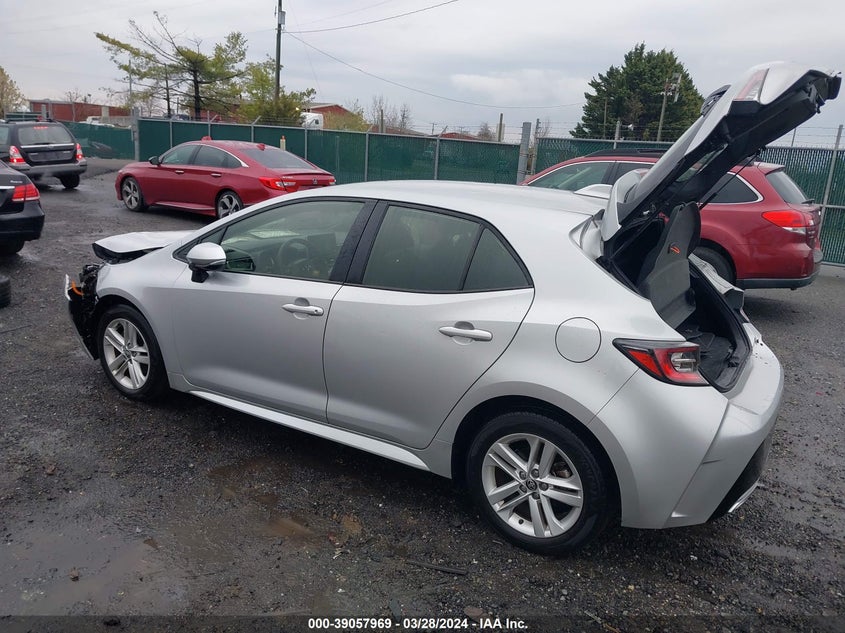 VIN JTND4MBE5M3138803 2021 TOYOTA COROLLA SE