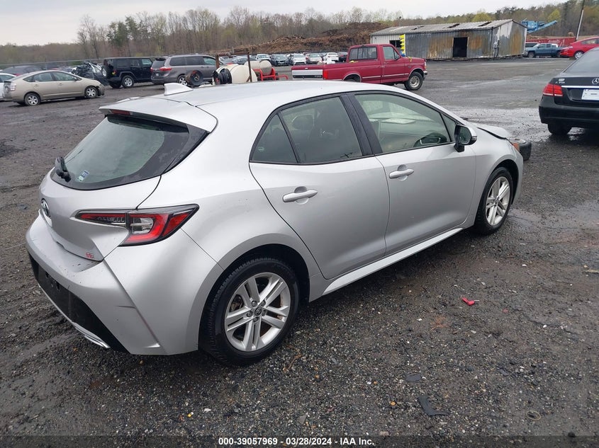 VIN JTND4MBE5M3138803 2021 TOYOTA COROLLA SE