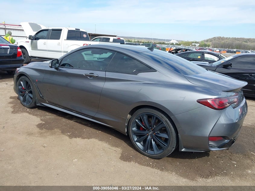 2017 Infiniti Q60 3.0T Red Sport 400 VIN: JN1FV7EL9HM701201 Lot: 39058046