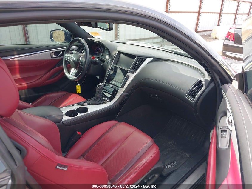 2017 Infiniti Q60 3.0T Red Sport 400 VIN: JN1FV7EL9HM701201 Lot: 39058046