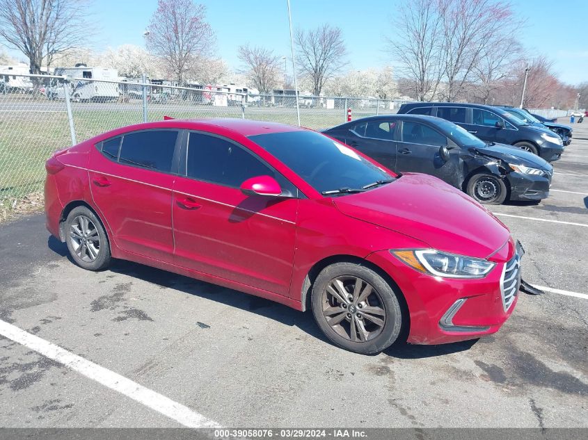 2017 Hyundai Elantra Se VIN: KMHD84LF4HU195490 Lot: 39058076