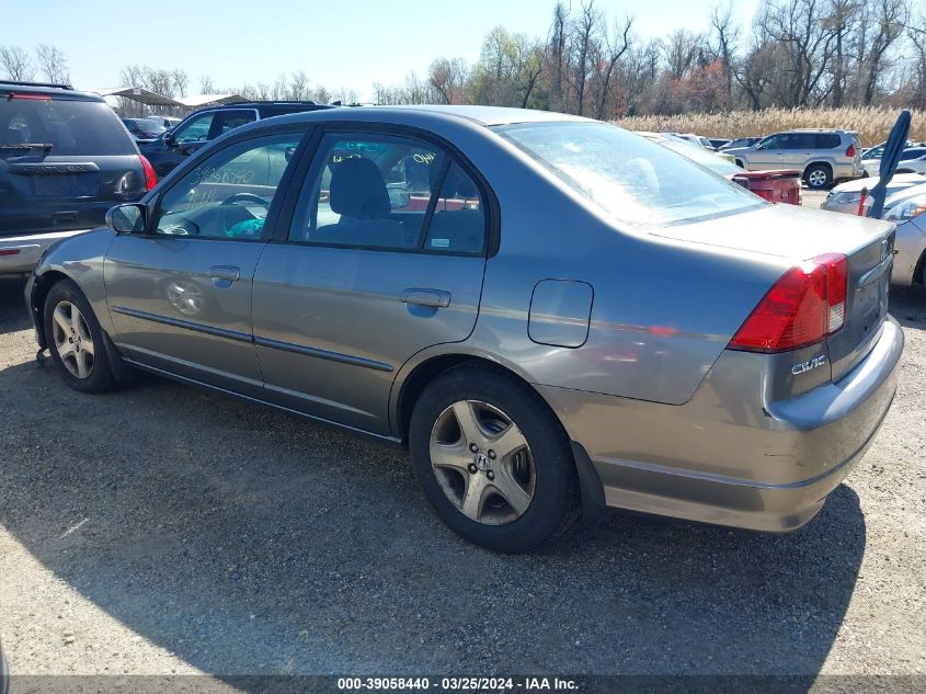 2HGES26765H612627 | 2005 HONDA CIVIC