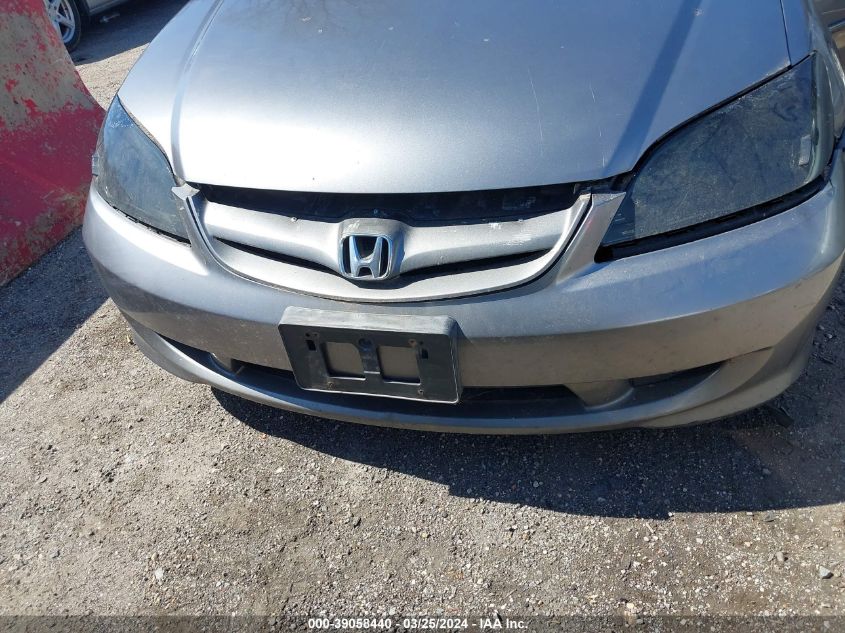 2HGES26765H612627 | 2005 HONDA CIVIC