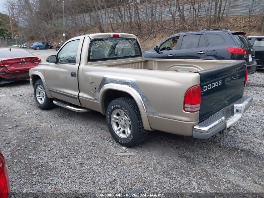 1D7FL46X53S265105 | 2003 DODGE DAKOTA