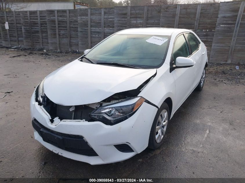 2014 TOYOTA COROLLA LE - 2T1BURHE9EC202222