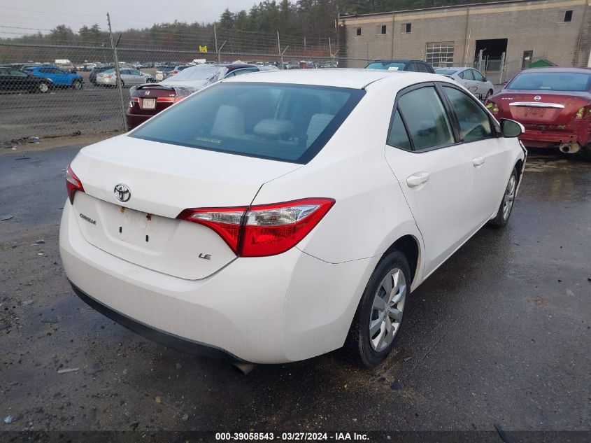 2014 TOYOTA COROLLA LE - 2T1BURHE9EC202222