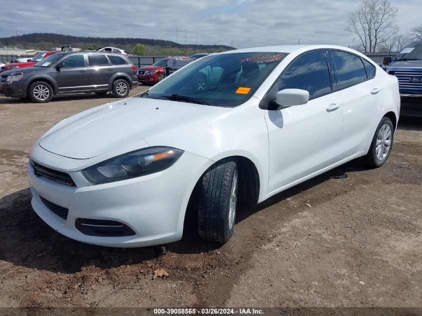 2014 Dodge Dart Sxt VIN: 1C3CDFBB4ED824672 Lot: 39058565