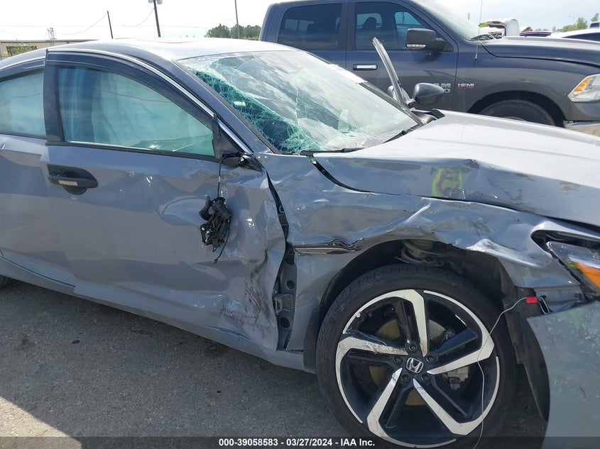VIN 1HGCV2F33MA002659 2021 HONDA ACCORD SPORT