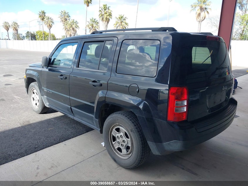 2014 JEEP PATRIOT SPORT - 1C4NJPBA5ED587202