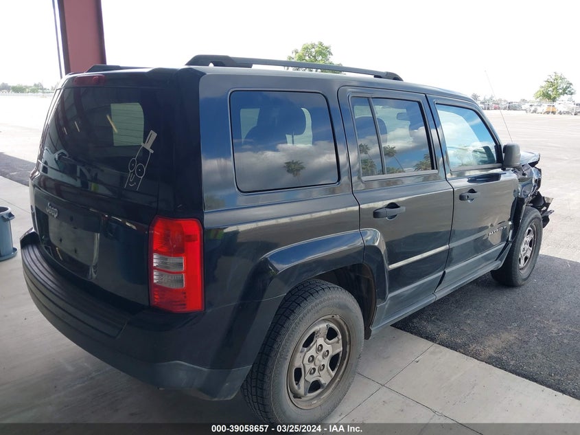 2014 JEEP PATRIOT SPORT - 1C4NJPBA5ED587202