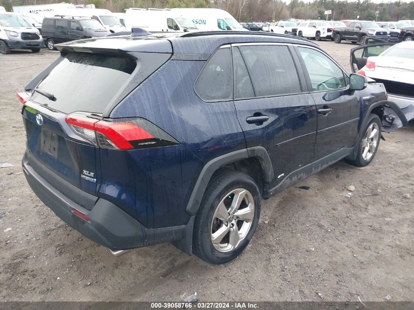 2021 Toyota Rav4 Xle Premium Hybrid VIN: 4T3B6RFVXMU046273 Lot: 39058766