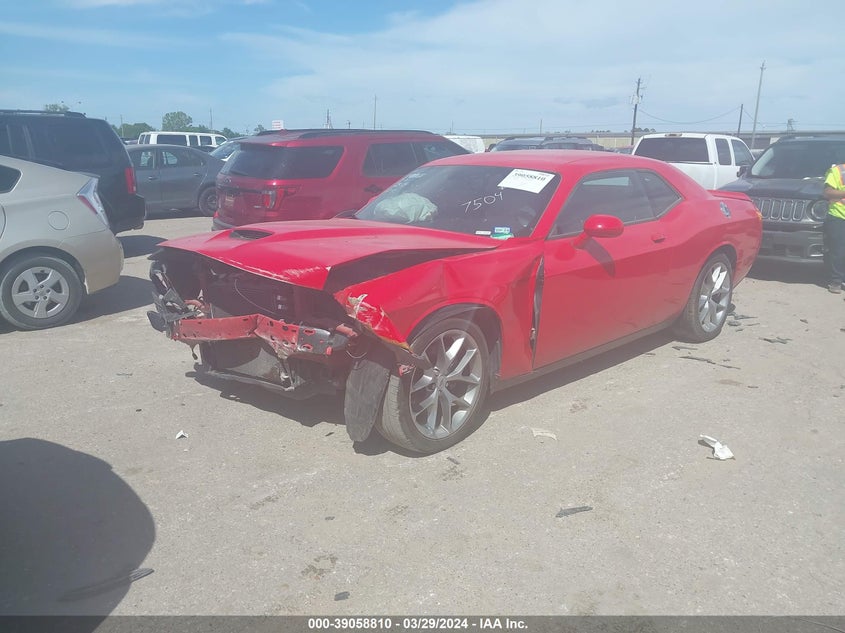 VIN 2C3CDZJG5NH187504 2022 DODGE CHALLENGER GT