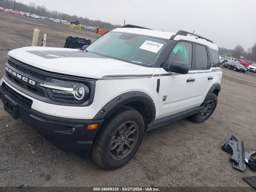 2023 Ford Bronco Sport Big Bend VIN: 3FMCR9B61PRD95918 Lot: 39059338