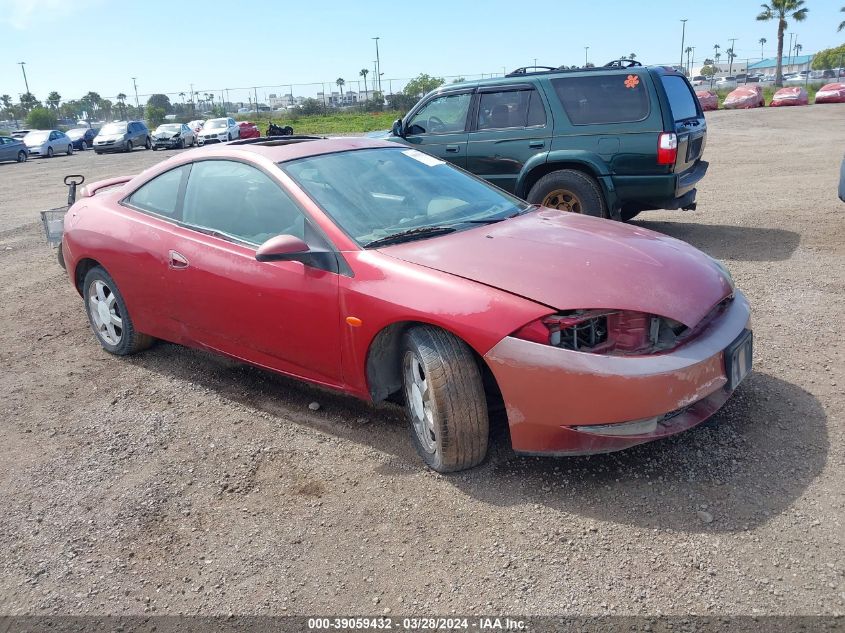 2000 Mercury Cougar V6 VIN: 1ZWFT61L6Y5619576 Lot: 39059432