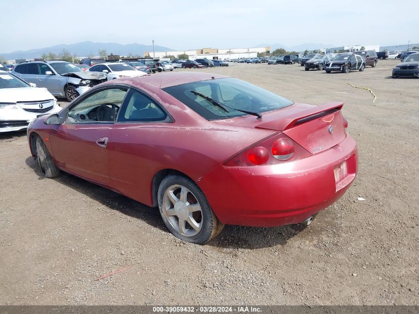 2000 Mercury Cougar V6 VIN: 1ZWFT61L6Y5619576 Lot: 39059432