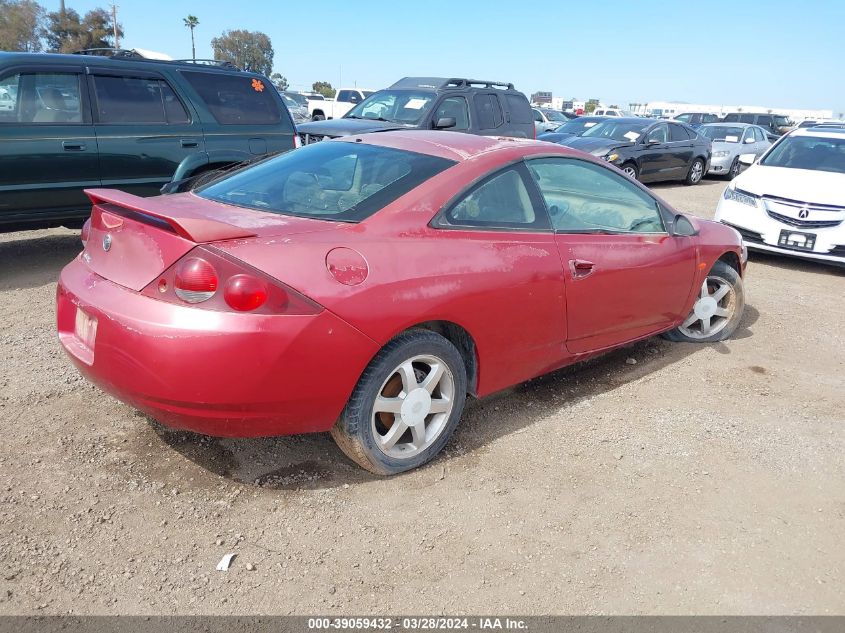 2000 Mercury Cougar V6 VIN: 1ZWFT61L6Y5619576 Lot: 39059432