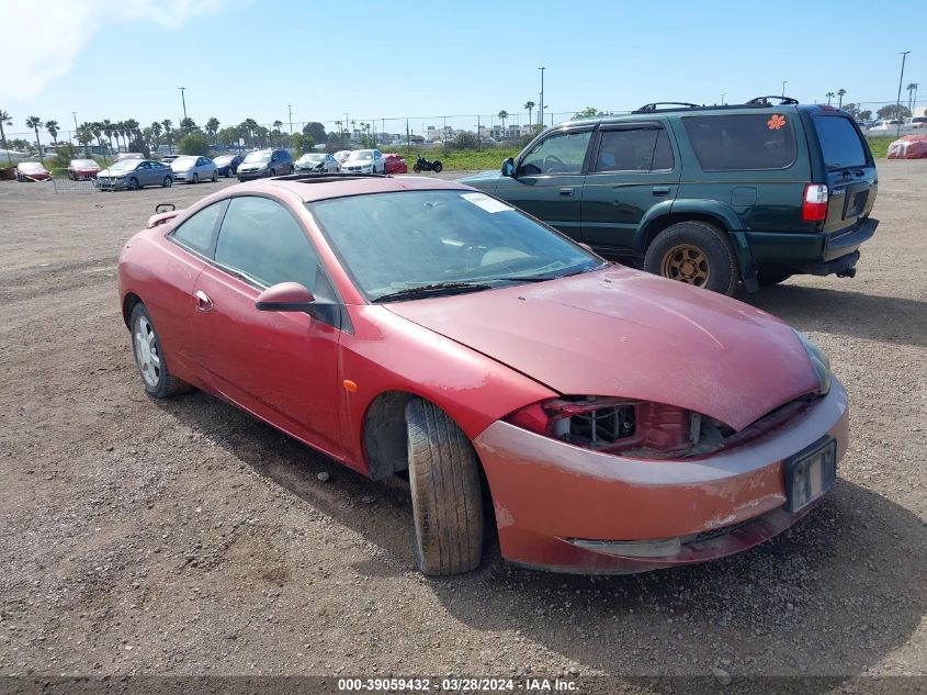 2000 Mercury Cougar V6 VIN: 1ZWFT61L6Y5619576 Lot: 39059432