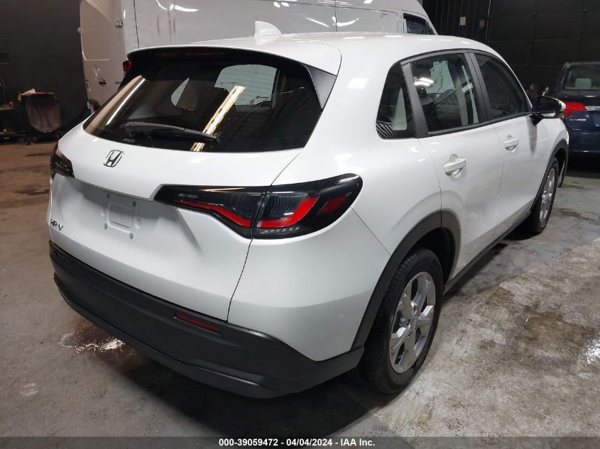 2024 Honda Hr-V Lx VIN: 3CZRZ2H3XRM751506 Lot: 39059472