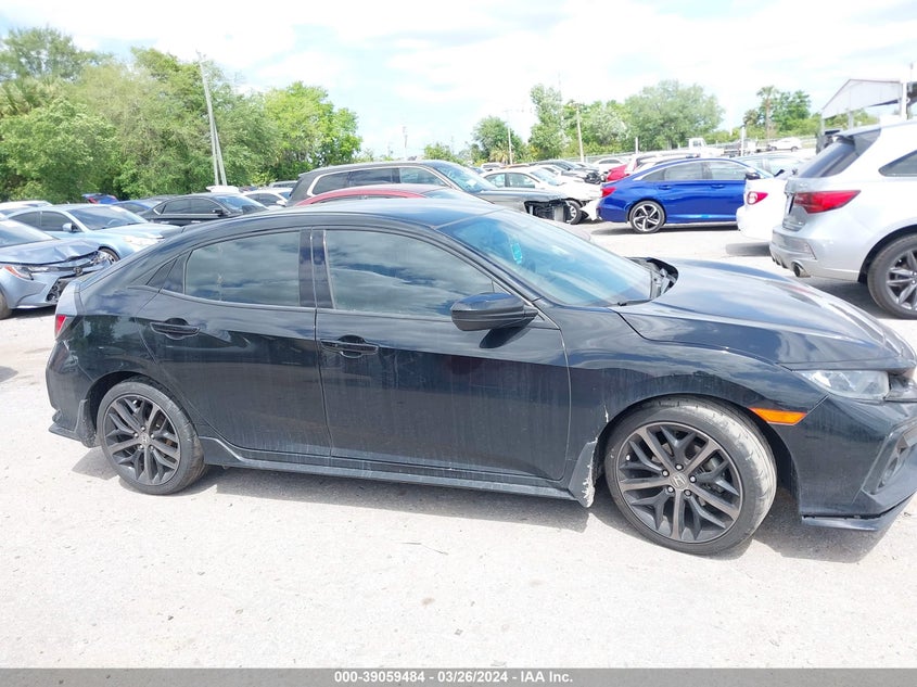 VIN SHHFK7H42MU205071 2021 HONDA CIVIC SPORT