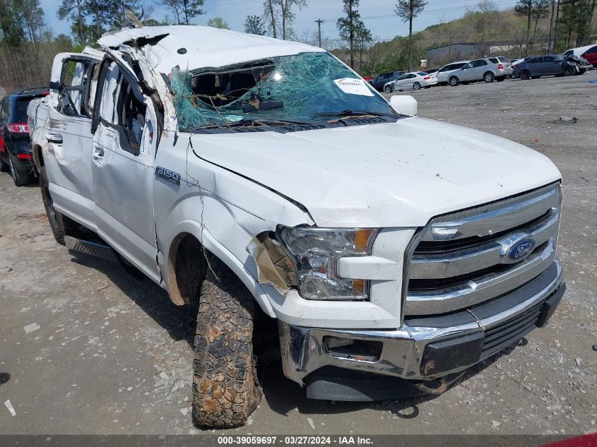 2017 Ford F-150 Lariat VIN: 1FTEW1EF1HFC78972 Lot: 39059697